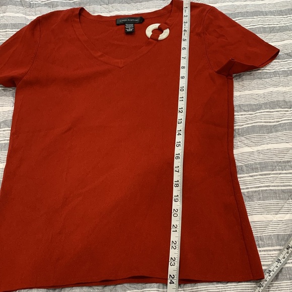 💥3 for $10💥 Cable & Guage red knit top - Picture 5 of 5